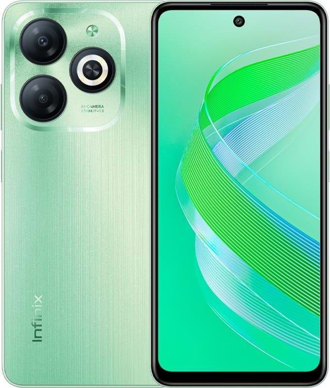 

Infinix Smart 8 2/64Gb Crystal Green (UA UCRF)