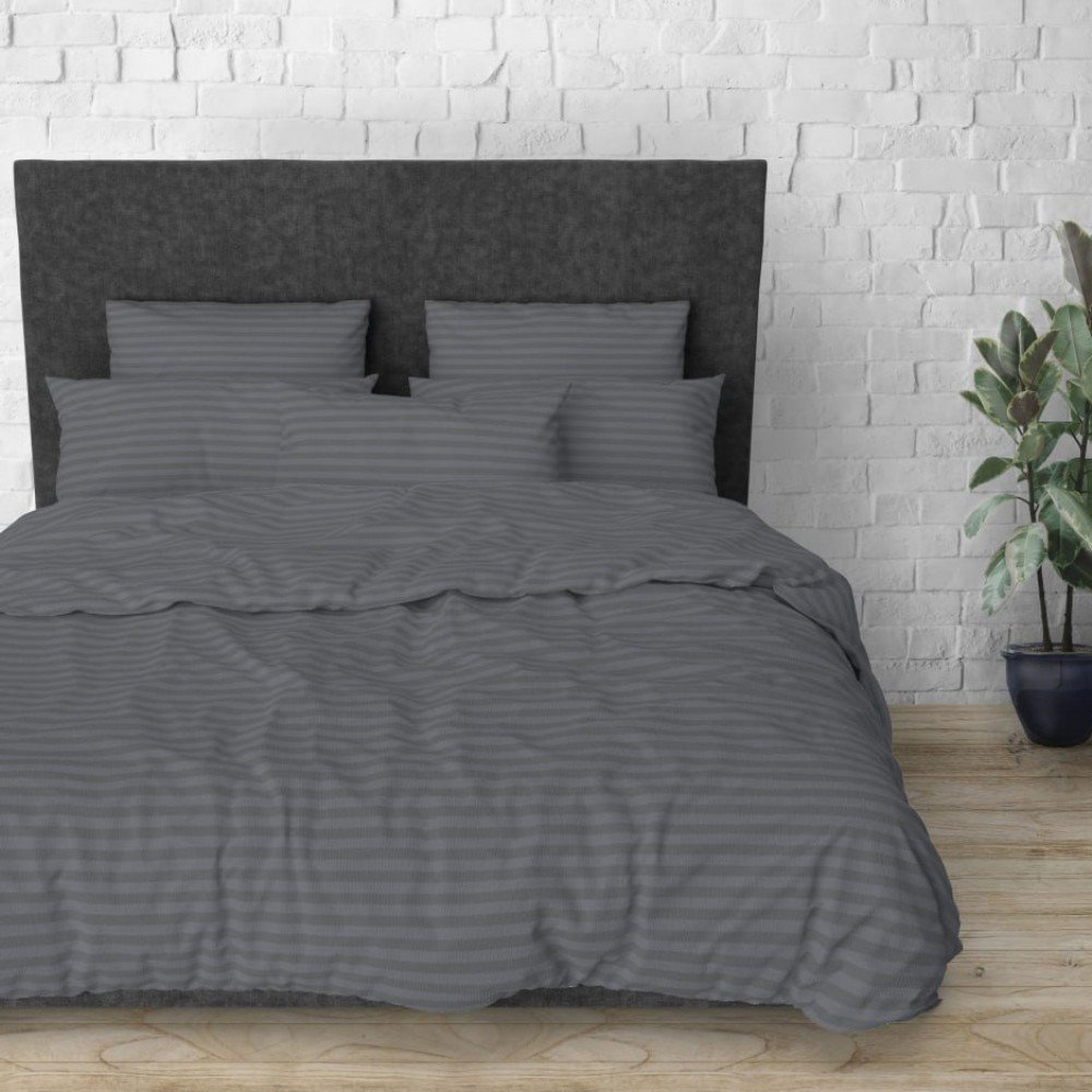 

SoundSleep Stripy Dark Grey бязь євро (94131246)