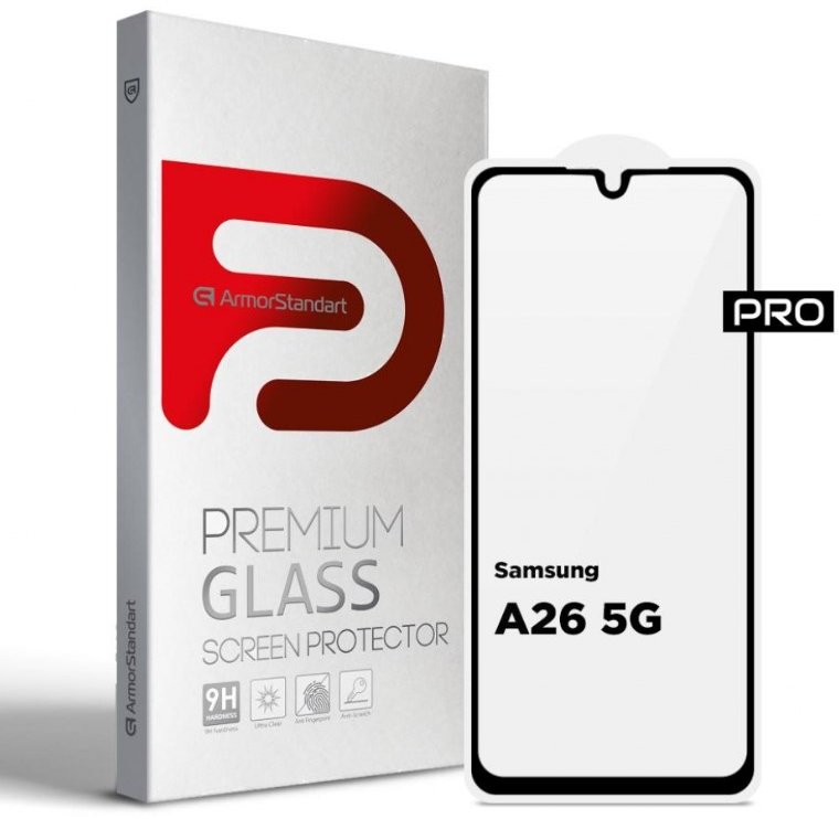 

ArmorStandart Tempered Glass Pro Black for Samsung A266 Galaxy A26 5G (ARM82212)