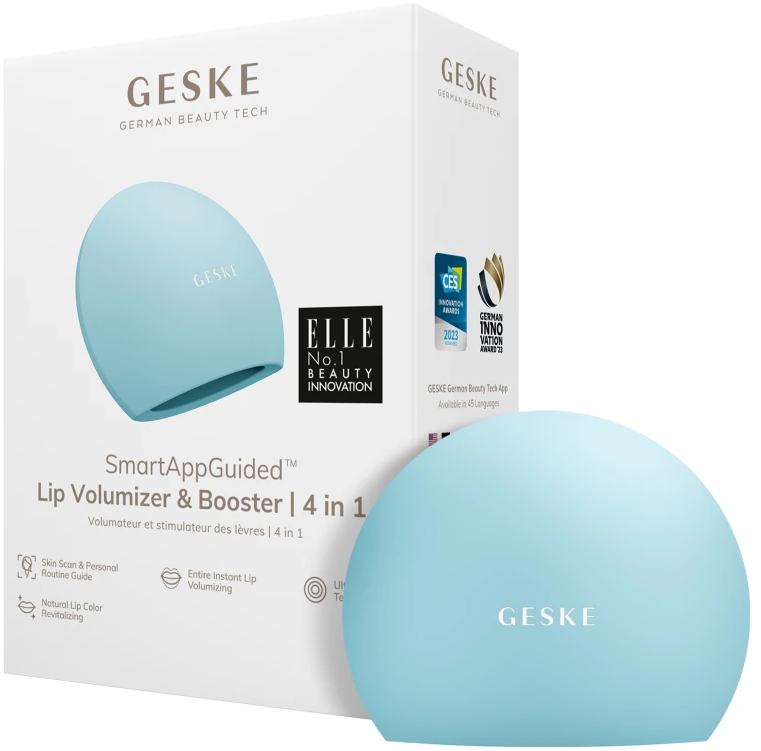 Акція на Устройство для увеличения объема губ Geske Lip Volumizer&Booster 4в1 Big turquoise від Stylus