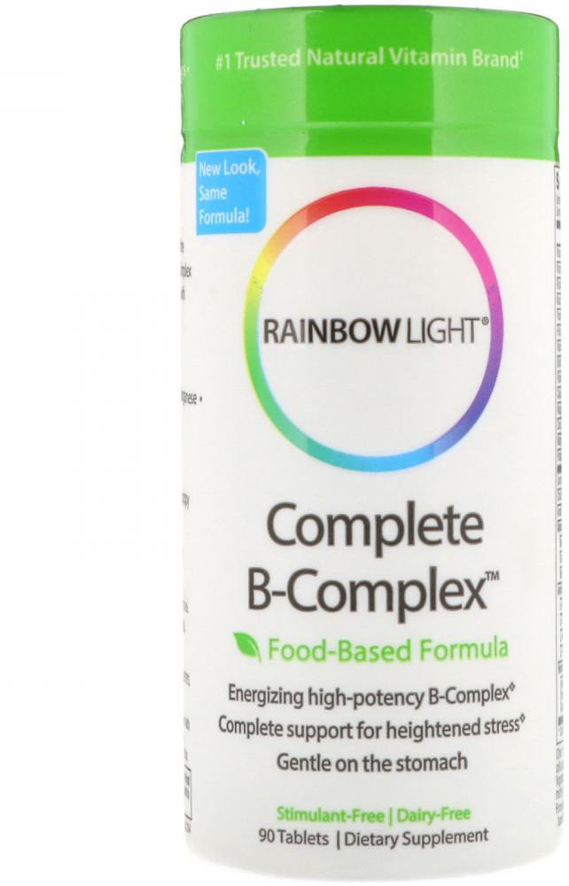 

Rainbow Light Complete B-Complex Food Based Formula 90 Tabs Комплекс В (формула)