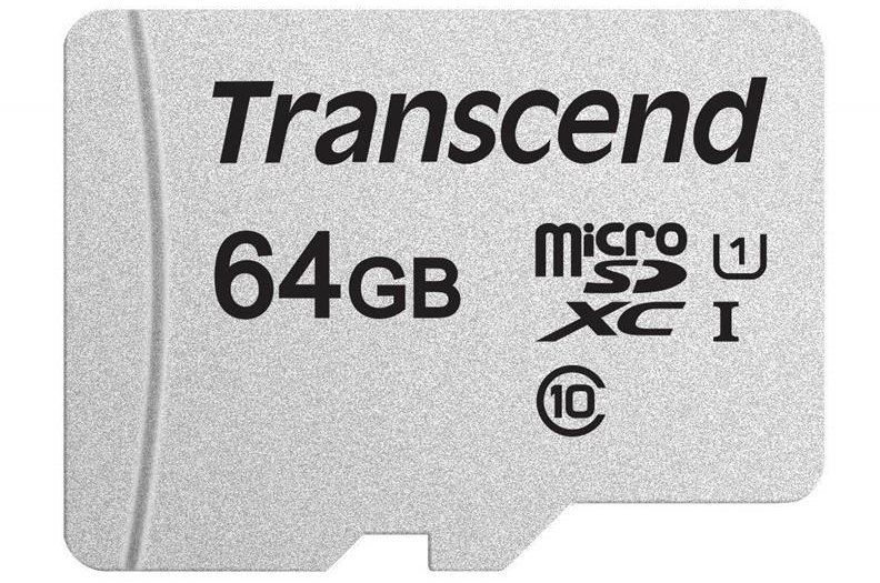 Акція на Transcend 64GB microSDXC Class 10 UHS-I U1 (TS64GUSD300S) від Stylus