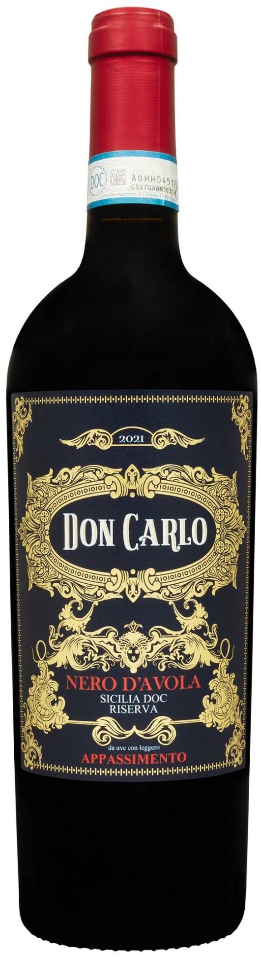 Акція на Вино Don Carlo Nero D'avola Riserva 2021 красное полусухое 0.75 л (FSH_8009720255532) від Stylus