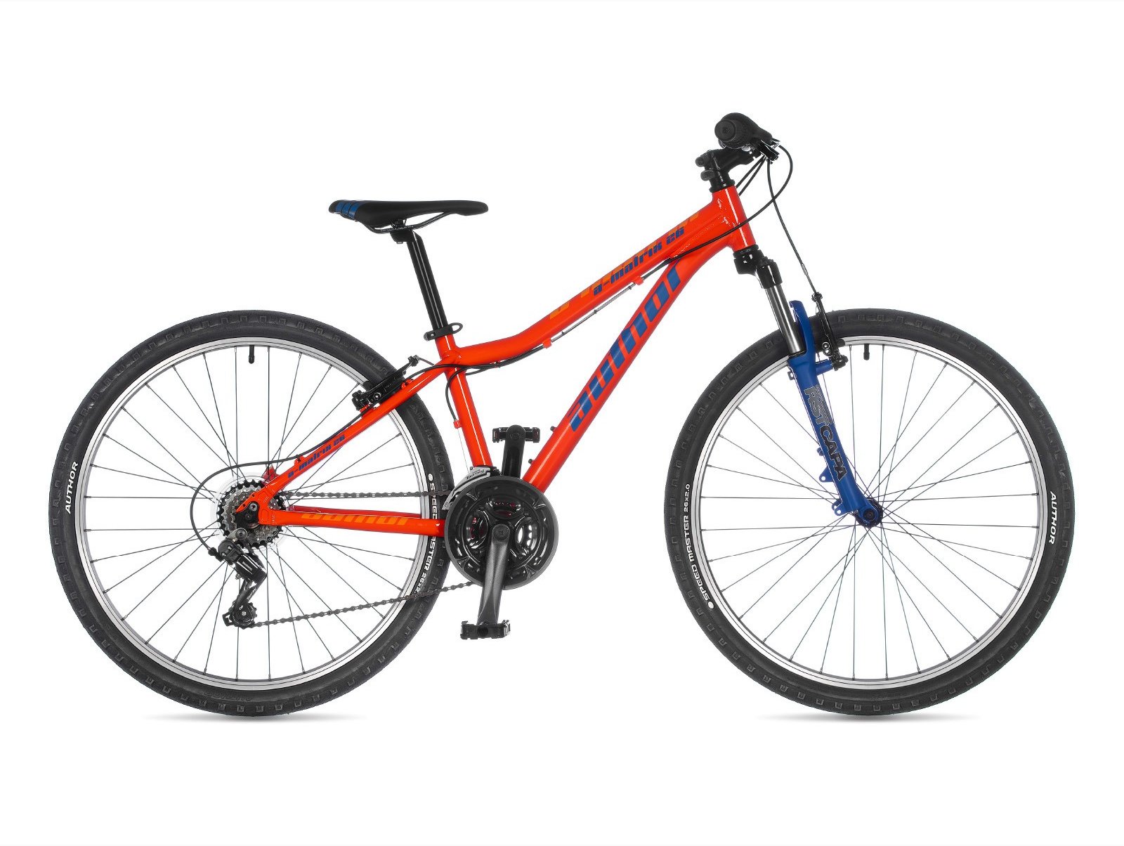 Акція на Велосипед Author 2023 A-Matrix 26 рама 13.5 подростковый оранжево-синий (2023032) від Stylus