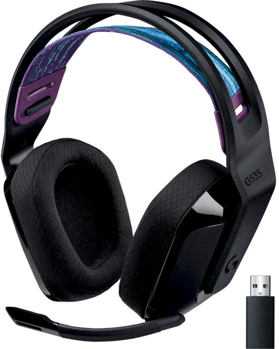Акція на Logitech G535 Lightspeed Wireless Gaming Headset Black (981-000972) від Stylus