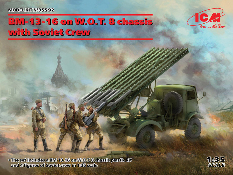 

БМ-13-16 Icm на шасі W.O.T. 8 з розрахунком