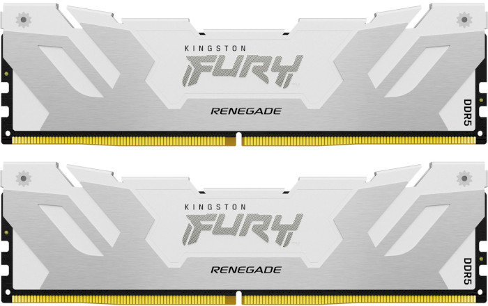 

Kingston Fury 32 Gb (2x16GB) DDR5 6000 MHz Renegade White/Silver (KF560C32RWK2-32)