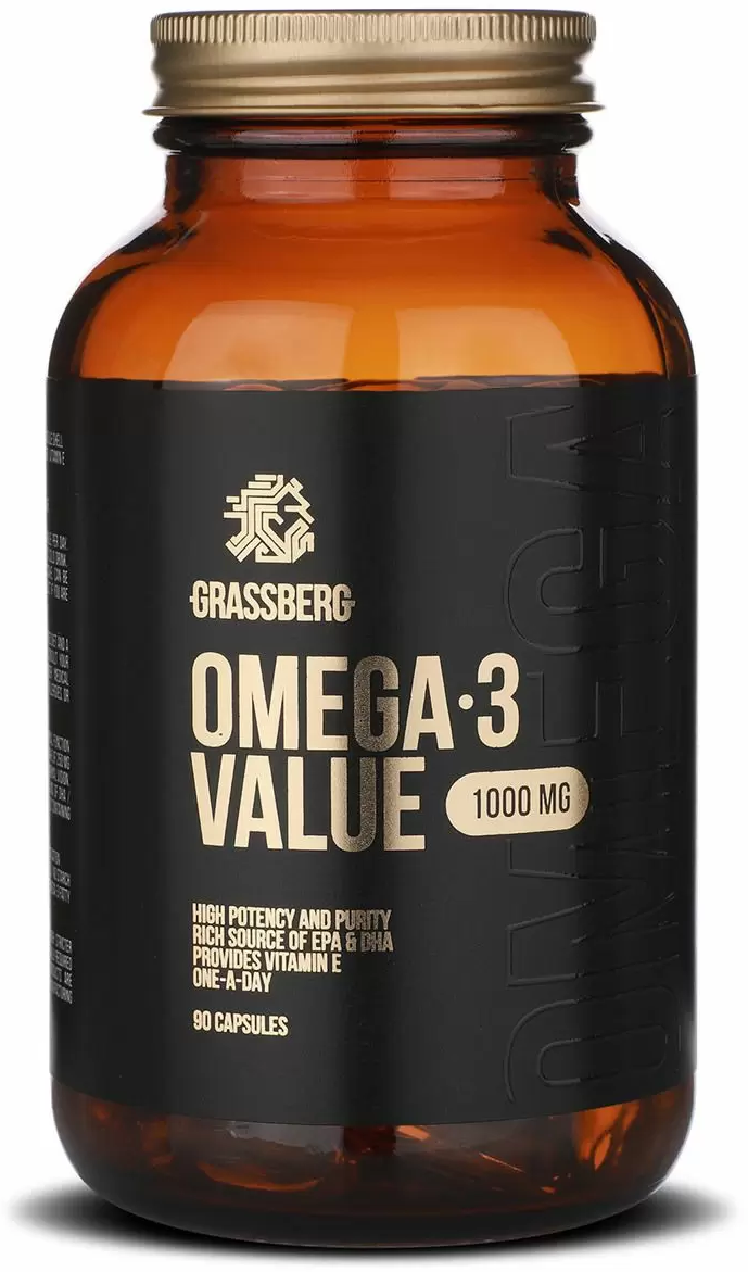 

Grassberg Omega-3 Value 1000 mg Омега-3 90 капсул