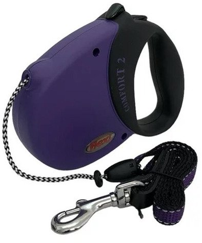 Акція на Рулетка Flexi Comfort Basic 2 шнур Черно-фиолетовый 5 м 20 кг (428.22 - 6795) від Stylus