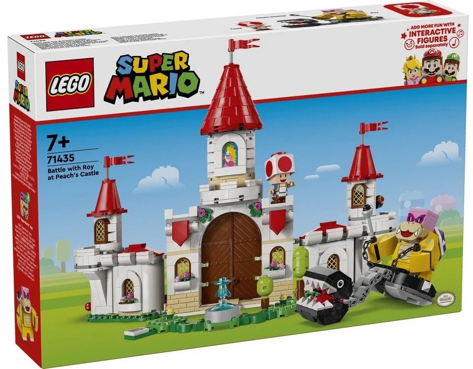 

Конструктор Lego Super Mario Битва з Роєм біля замку Піч 738 деталей (71435)