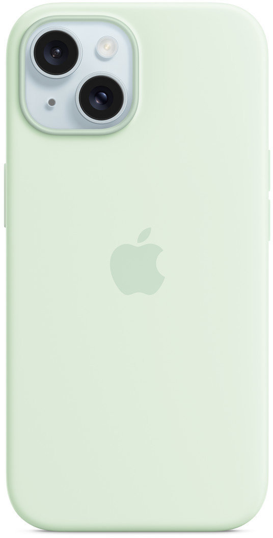 

Apple Silicone Case з MagSafe Soft Mint (MWNC3) для iPhone 15