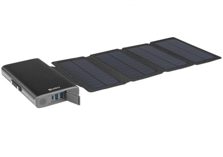 

Sandberg Power Bank 25000mAh 4 Solar Panel 8W Pd Black (420-56)