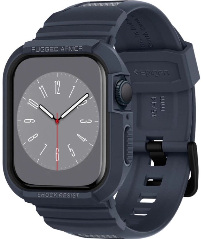 

Spigen Rugged Armor Pro Charcoal Gray for Apple Watch 44mm/45mm (ACS00819)