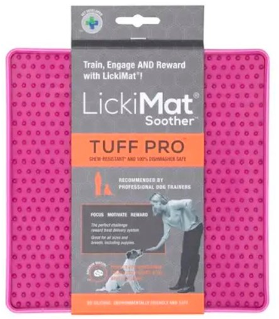 Акція на Коврик для медленного питания LickiMat Soother Tuff Pro Pin для собак (9349785006434) від Stylus