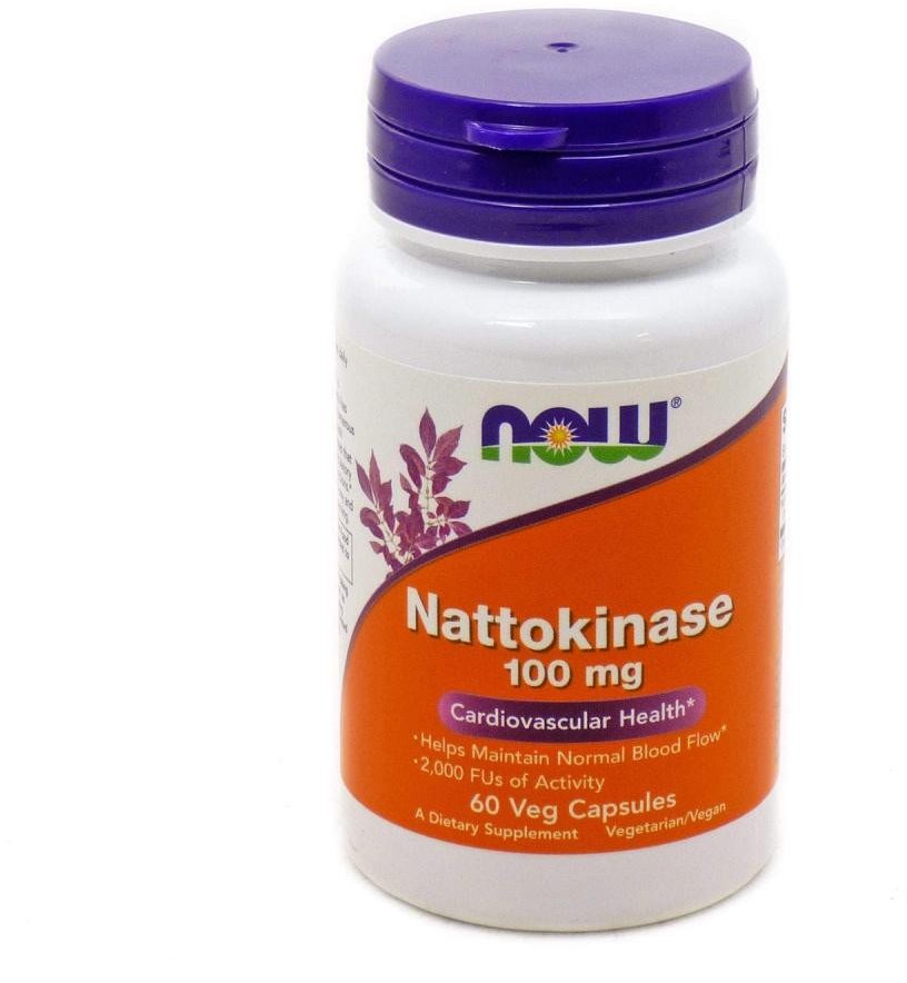 Акція на Now Foods Nattokinase 100 Mg 60 Vcaps Наттокиназа від Stylus