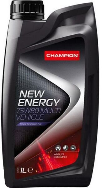 

Масло трансмиссионное Champion New Energy 75W80 Multi Vehicle 1л