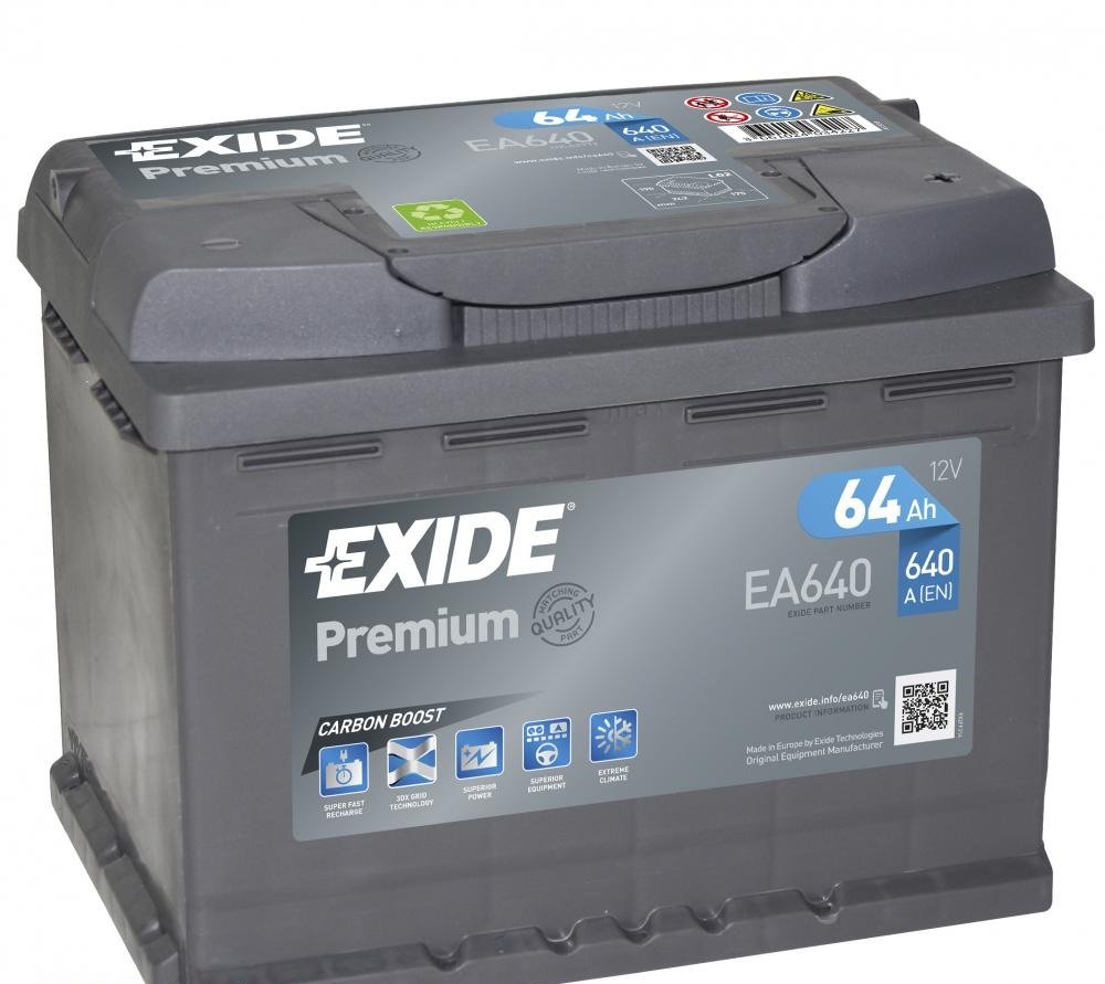 Акція на Автомобильный аккумулятор Exide 6СТ-64 АзЕ Premium EA640 від Stylus