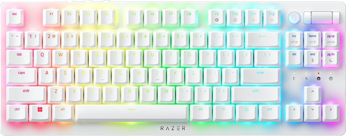 Акція на Razer DeathStalker V2 Pro Tkl Red Switch White (RZ03-04373500-R3M1) від Stylus