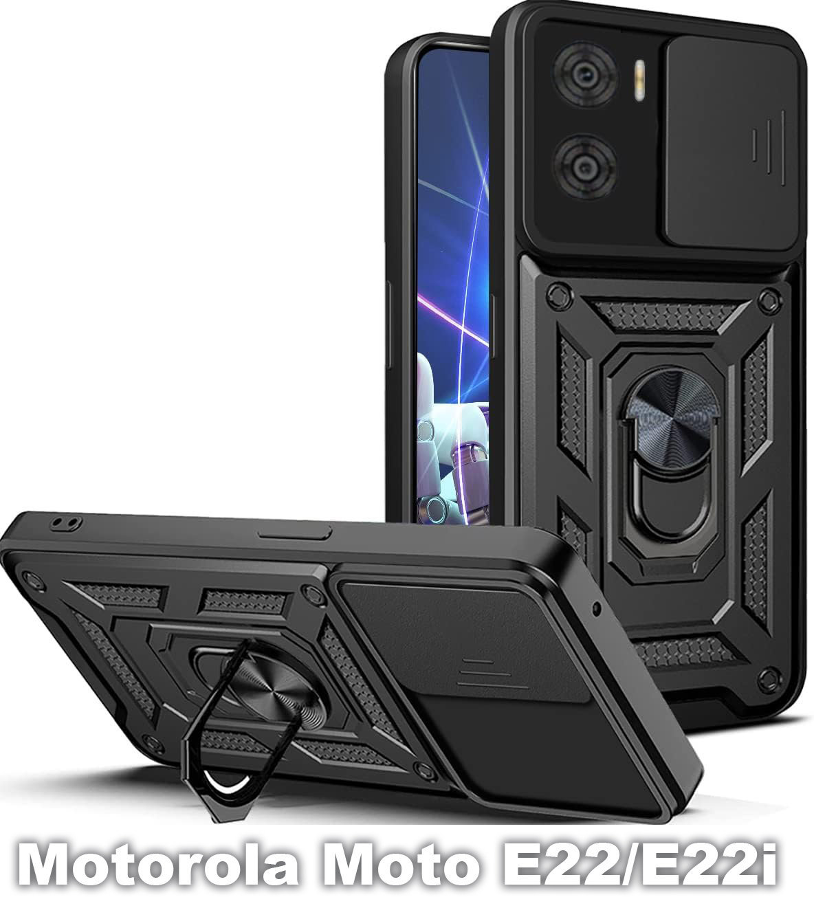 

BeCover Military Black для Motorola Moto E22 / E22i (709977)