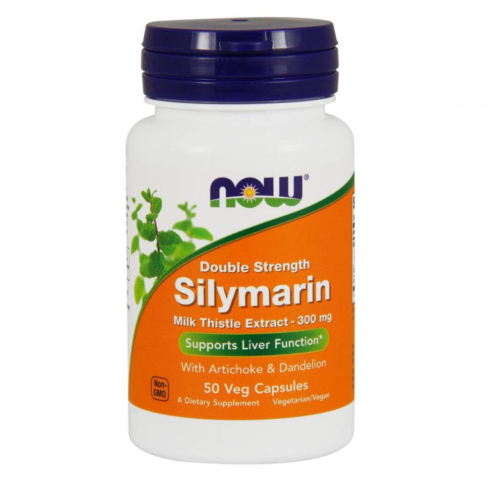 

Now Foods Silymarin Milk Thistle 300 mg 50 Vcaps Сільмарін (розторопша) екстракт