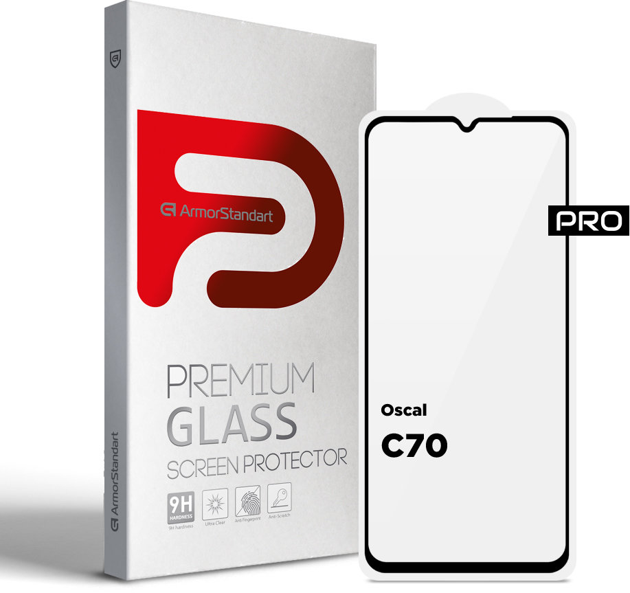 

ArmorStandart Tempered Glass Pro Black for Oscal C70 (ARM71959)