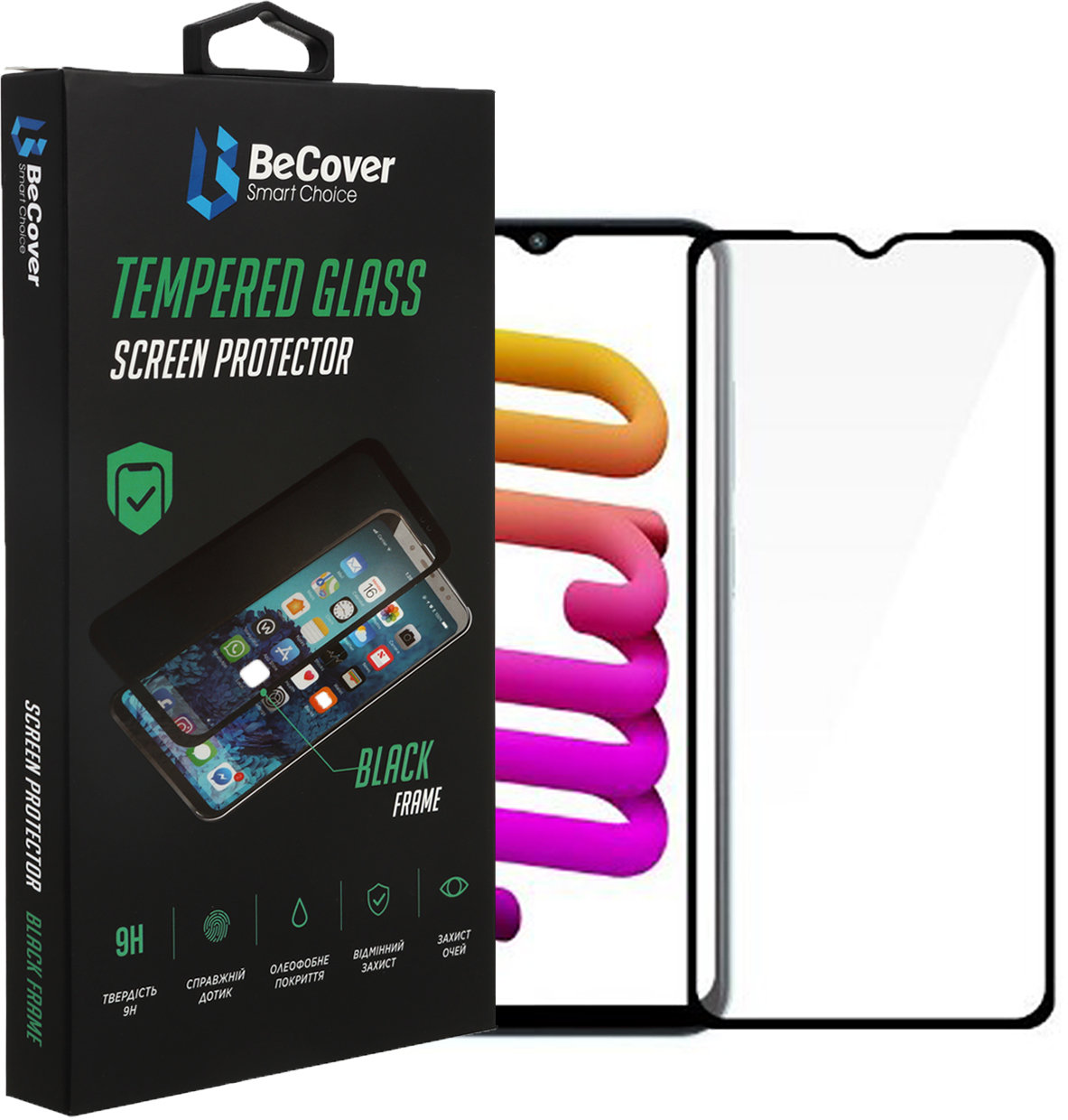 

BeCover Tempered Glass Black for Xiaomi Poco M5 4G (708148)