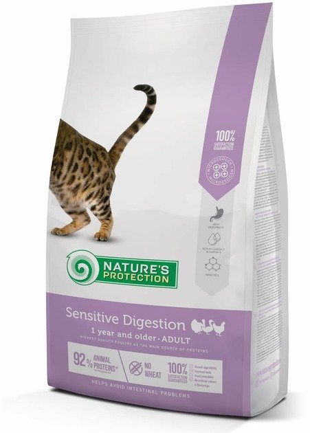 Акція на Сухой корм для кошек Nature's Protection Sensitive Digestion Adult 2 кг (NPS45767) від Stylus