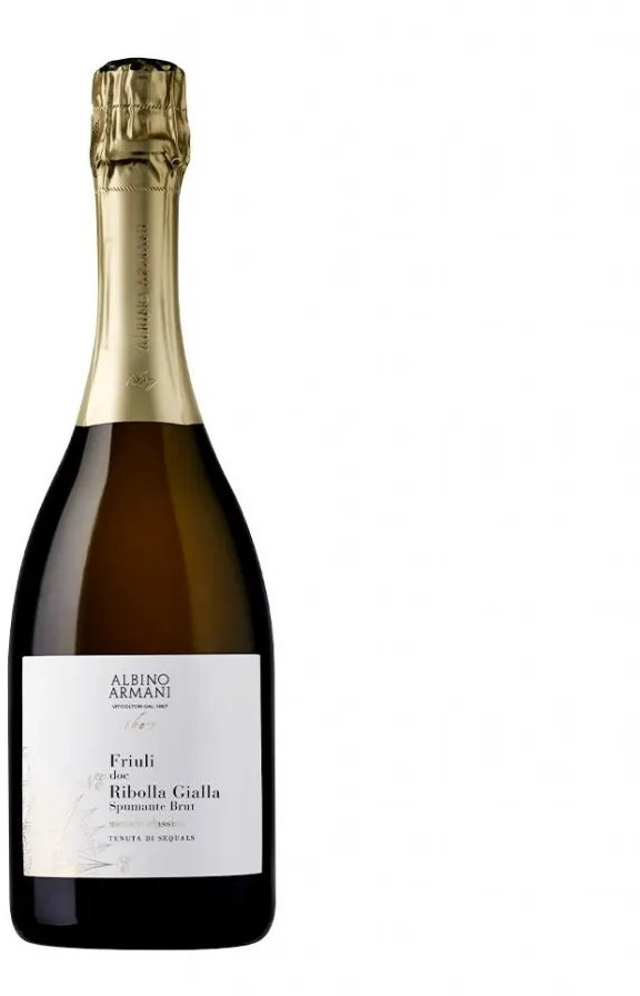 Акція на Игристое вино Albino Armani Spumante Ribolla Gialla Vsq Brut, белое брют, 12% 0.75л (MAR8022592110006) від Stylus