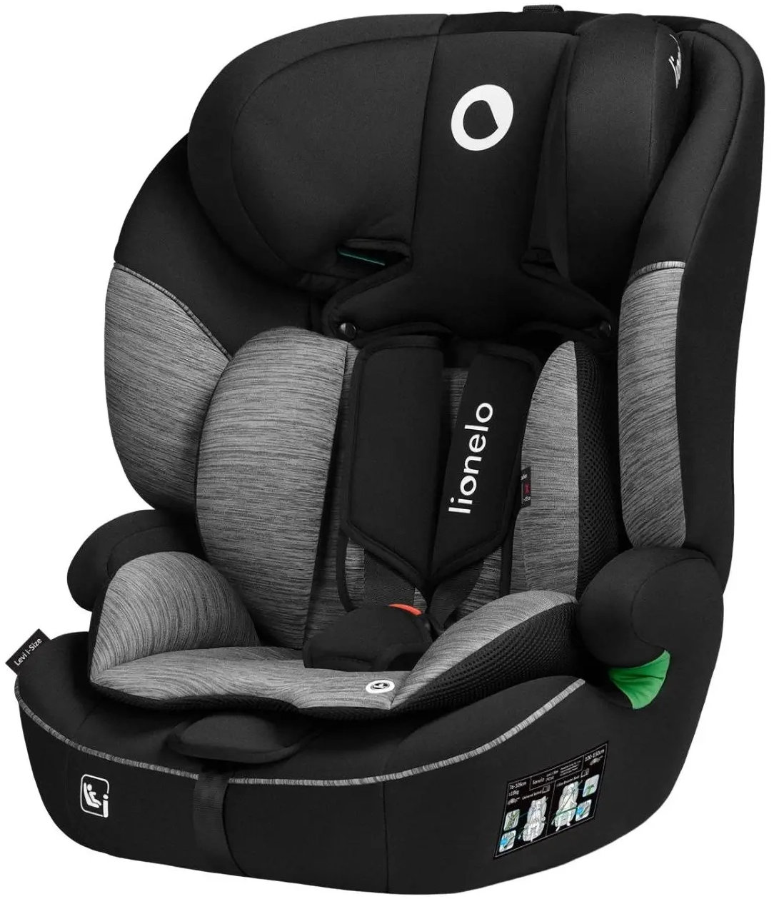 

Автокресло Lionelo Levi i-Size Black Grey (LO-LEVI I-SIZE Black GREY)