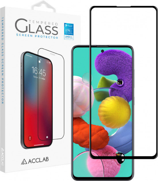 

Acclab Tempered Glass Full Glue Black for Samsung A715 Galaxy A71