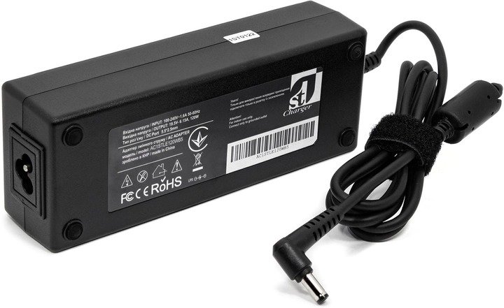 Акція на 1StCharger Lenovo 120W 19.5V 6.15A 5.5x2.5мм (AC1STLE120WB5) від Stylus