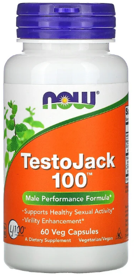 Акция на Now Foods TestoJack 100 Тестостероновый комплекс 60 растительных капсул от Stylus