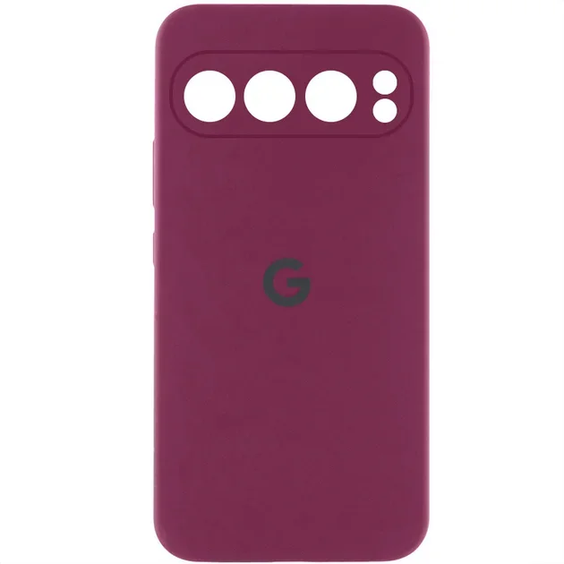 

Lakshmi Premium Silicone Case з Logo Full Camera Plum for Google Pixel 9 Pro Xl