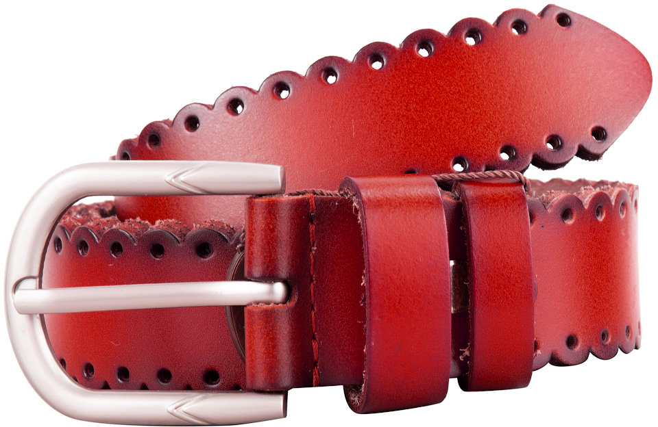 

Женский ремень Amo красный (STAMO3002-red)