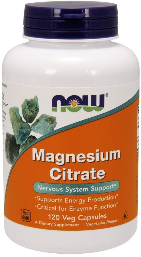 Акція на Now Foods Magnesium Citrate Veg Capsules 120 caps від Y.UA