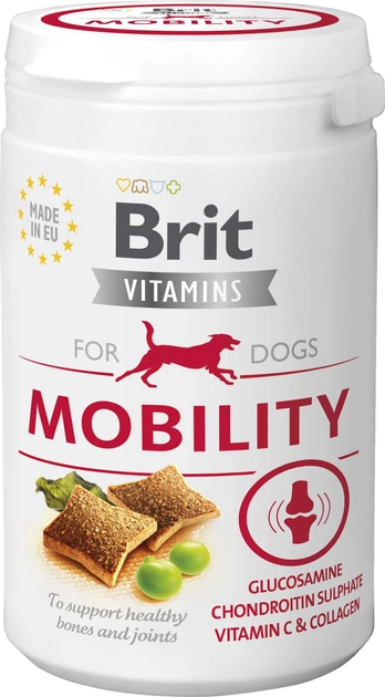 Акція на Вітаміни для собак Brit Vitamins Mobility для суглобів 150 г (8595602562480) від Y.UA