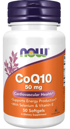 Акція на Now Foods CoQ10 50 mg Коэнзим Q10 50 гелевых капсул від Stylus