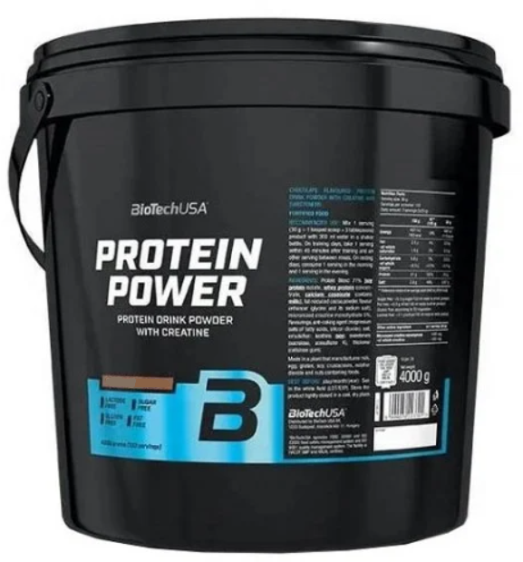 Акція на BioTechUSA Protein Power 4000 g / 133 servings / Vanilla від Stylus