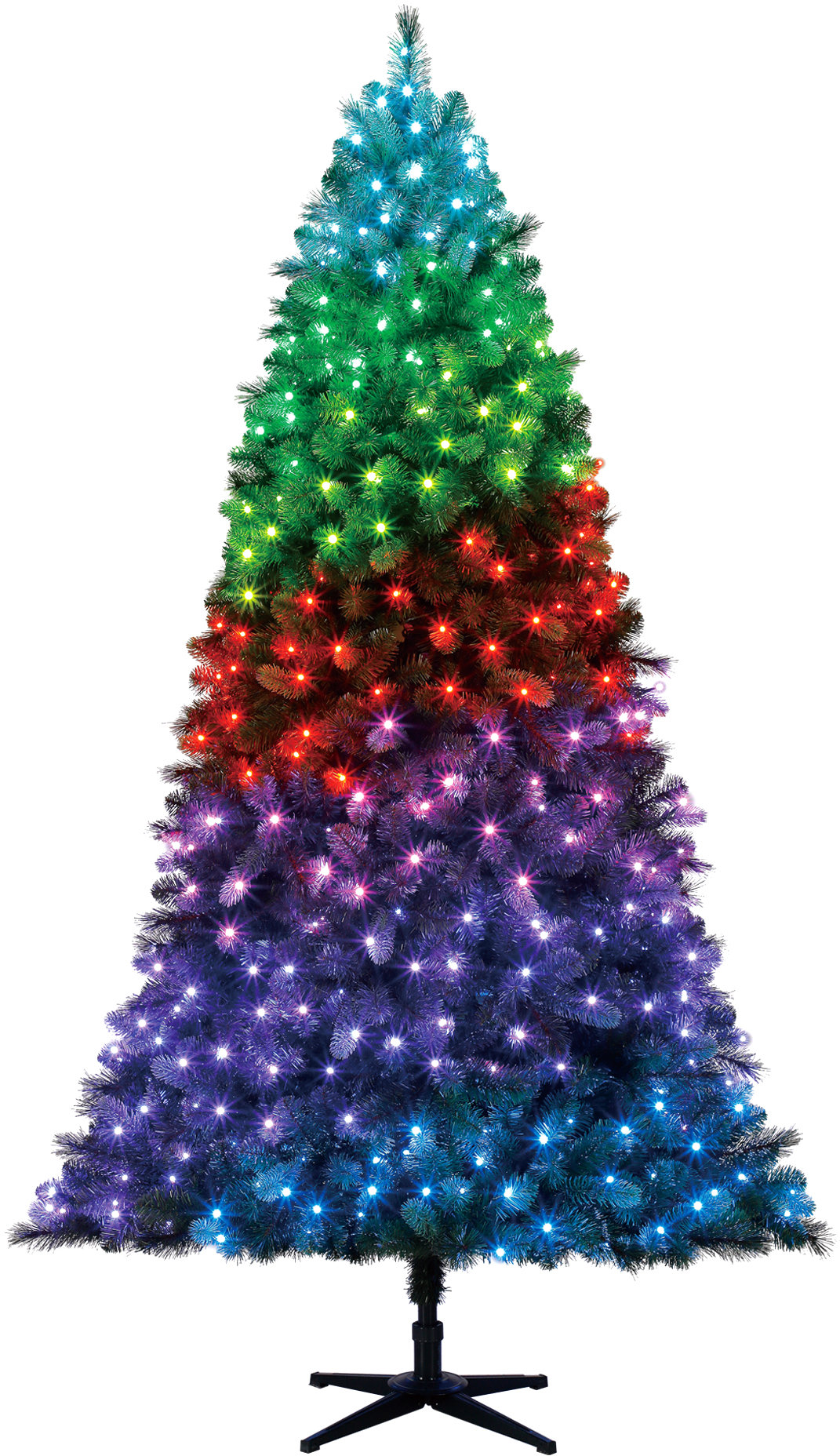 

Smart Led Гирлянда Twinkly tree Strings Rgb 400, Gen II, настроена на 1,8м елки, кабель зеленый