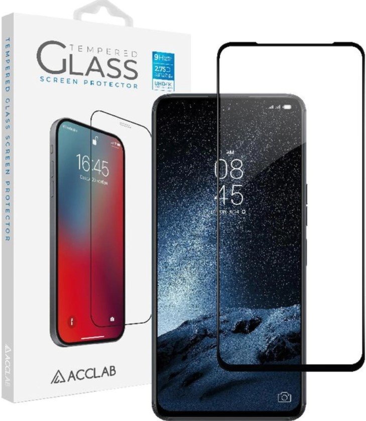 

Acclab Tempered Glass Full Glue Black for Tecno Camon 18