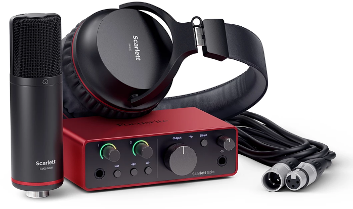 

Комплект для звукозапису Focusrite Scarlett Solo Studio 4th Gen