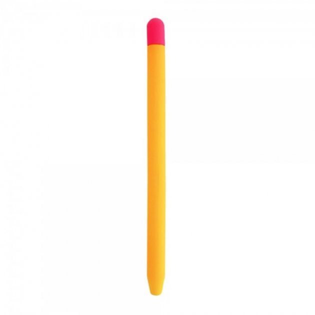 Акція на Чохол для стілусу Goojodoq Matt 2 Golor Tpu для Apple Pencil 2 Yellow/Pink (1005002071193896YP) від Y.UA