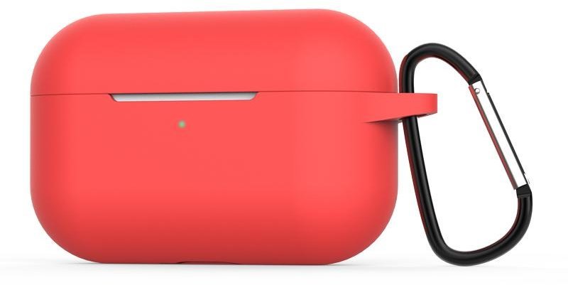 Акція на Чехол для наушников Tpu Case with Belt Red for Apple AirPods Pro від Stylus