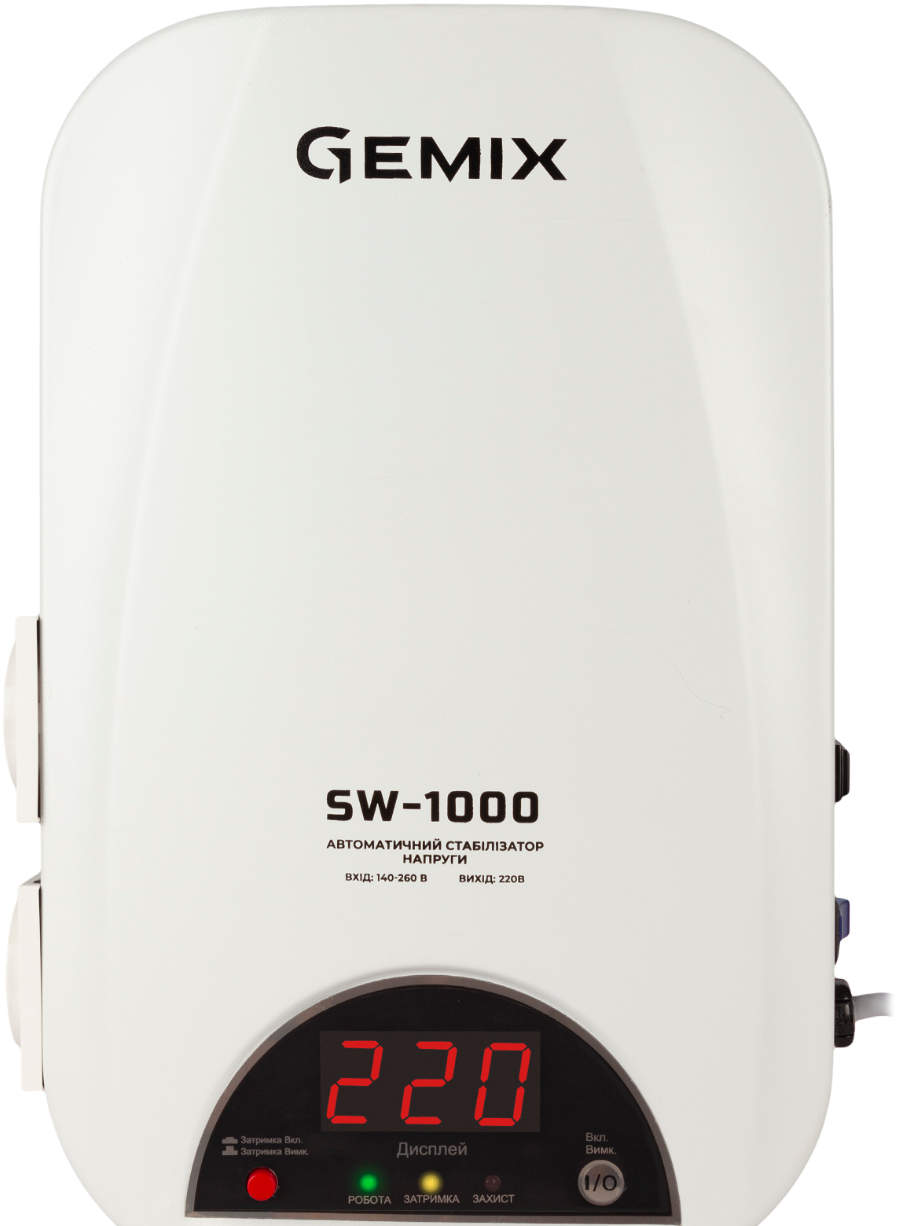 

Стабілізатор напруги Gemix SW-1000