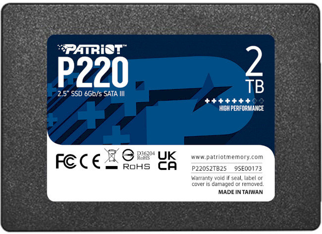 Акція на Patriot P220 2 Tb (P220S2TB25) від Stylus