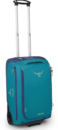 Акція на Сумка на колесах Osprey Daylite Carry-On Wheeled Duffel 40 blue spikemoss/alkaline - O/S - синяя/бирюзовая (009.3780) від Stylus