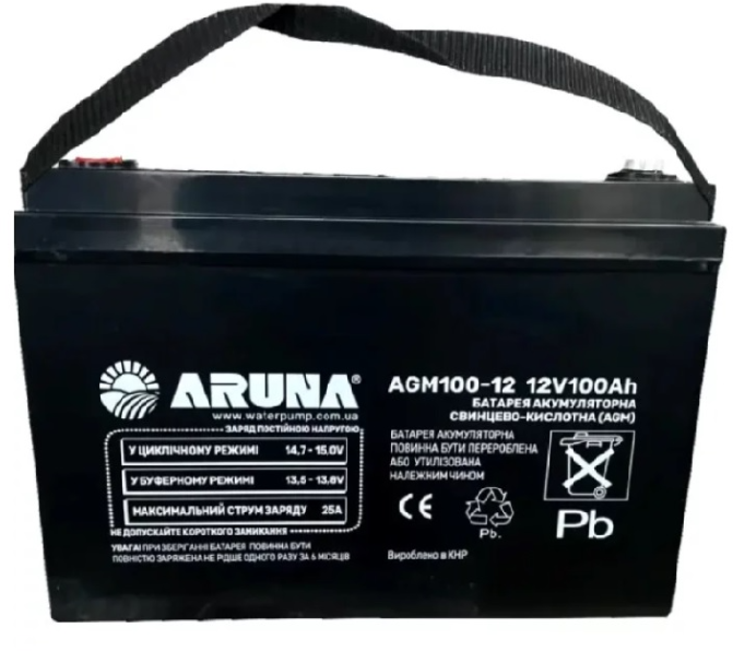 

Аккумуляторная батарея Aruna AGM100-12