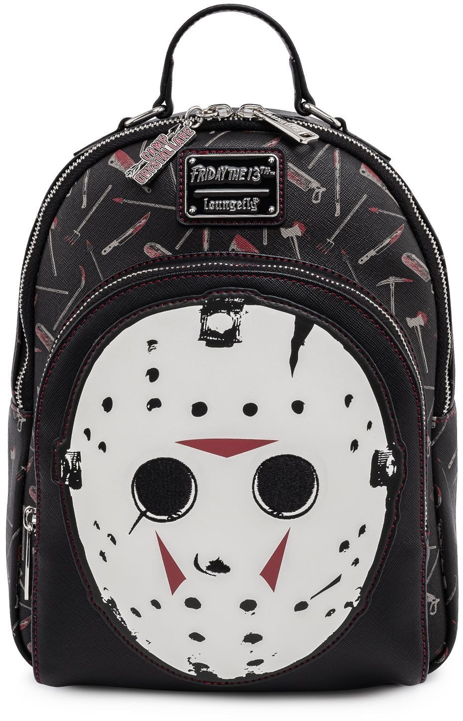 Акція на Рюкзак Loungefly Lf Friday The 13th Jason Mask Mini (FRIBK0004) від Stylus