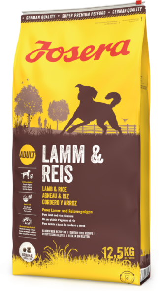 Акція на Сухий корм для собак Josera Lamb & Rice з м'ясом ягняти та рисом 12.5 кг (50012842) від Y.UA