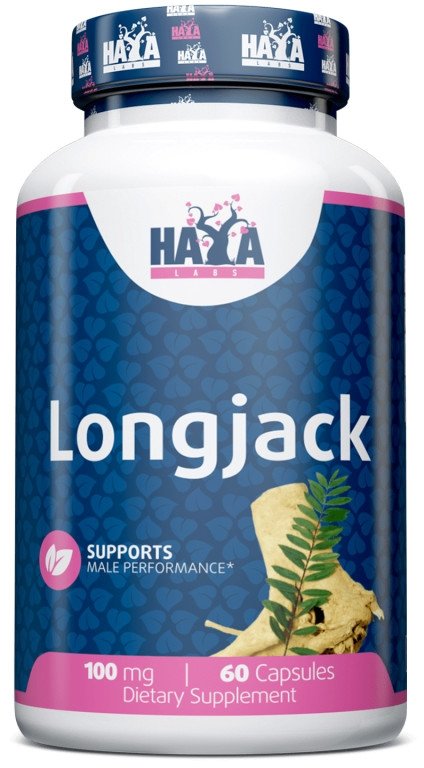 

Haya Labs LongJack 100:1 100 mg Екстракт еврикоми довголистої 60 капсул